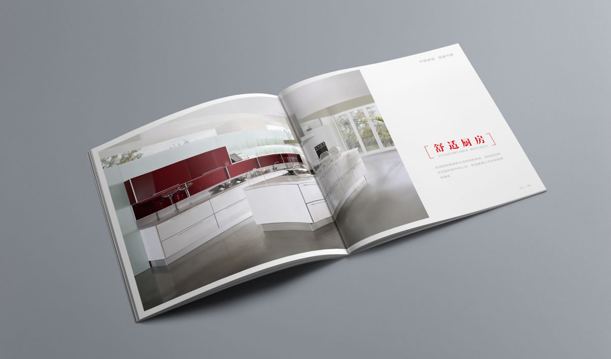 中意集團(tuán)畫冊設(shè)計，中意集團(tuán)家居_全力設(shè)計